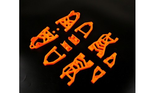 Nylon HD Control Arm Set - ORANGE | Rovan Sports